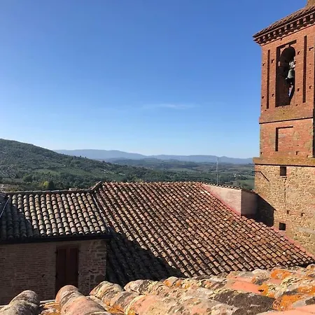 Attico Affrescato Nel Borgo Di Paciano, Umbria 파치아노